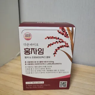 하루 1포로 콜레스테롤, 유산균, 고역가 소화효소까지 한번에 섭취! 다온바이오 홍자임 1개월분(30포) — 5점을 준 리뷰어가 2023년 2월 올린 사용 사진