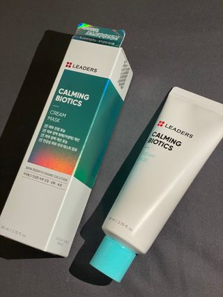 리더스코스메틱 리더스 카밍 바이오틱스 크림 마스크 — 5점을 준 리뷰어가 2021년 6월 올린 사용 사진