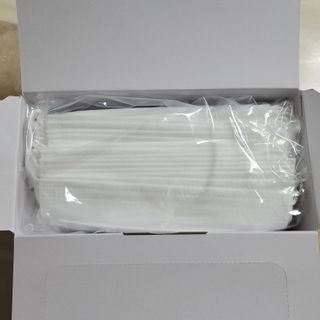 위케어 원데이 덴탈마스크 50매 화이트 대형 국내생산 — 5점을 준 리뷰어가 2021년 2월 올린 사용 사진