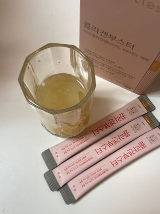 더리틀스 콜라겐부스터 — 5점을 준 리뷰어가 2023년 1월 올린 사용 사진