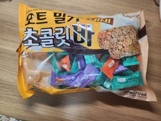 델리스 오트 밀키 초콜릿 바 — 5점을 준 리뷰어가 2023년 1월 올린 사용 사진