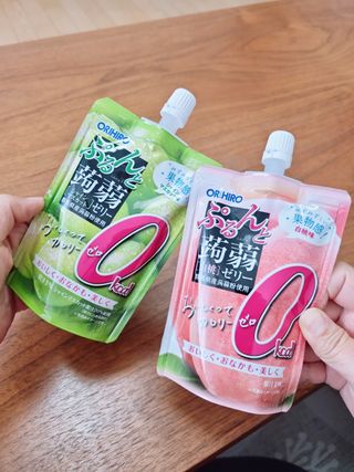 ORIHIRO 오리히로 곤약젤리 제로칼로리 130g 4종 4팩(맛별로 1팩씩) — 5점을 준 리뷰어가 2023년 3월 올린 사용 사진