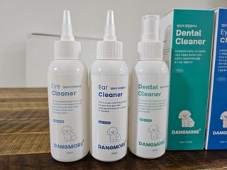 [댕모어 클리너 3종] 아이클리너 / 이어클리너 / 덴탈클리너 3종 세트 (120ml) — 5점을 준 리뷰어가 2023년 8월 올린 사용 사진