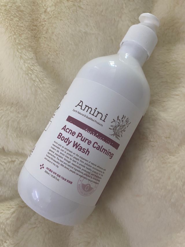 아크네 퓨어카밍 바디워시 500ml 리뷰 사진