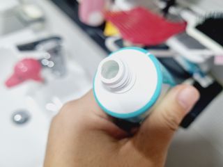 치과에서 쓰는 치약 _ 라벨제로 저불소 꼬마, 키즈, 유아, 베이비, 주니어 안전한 어린이치약 — 5점을 준 리뷰어가 2022년 12월 올린 사용 사진
