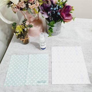 클리어씨 겨울 필수템 김서림방지 SET [안티포그 안경닦이 + 안경세정제 + 초극세사 패턴 클리너] — 5점을 준 리뷰어가 2022년 1월 올린 사용 사진