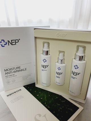 SOONWITH 순위드 NEP+ 스킨케어 3종 세트 — 5점을 준 리뷰어가 2021년 3월 올린 사용 사진