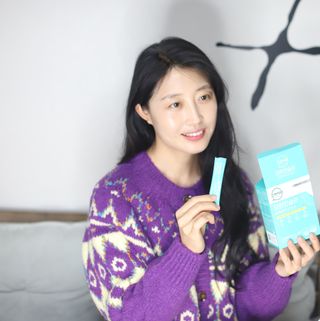 [유산균] 오마이락 장편한습관 프로바이오틱스 30P — 5점을 준 리뷰어가 2022년 11월 올린 사용 사진
