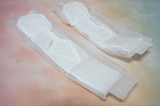 에어퀸 뉴브레스 유기농 생리대 4종 (팬티라이너 20P + 중형 10P + 대형 10P + 오버나이트 8P)_체험단 2차 — 5점을 준 리뷰어가 2024년 11월 올린 사용 사진