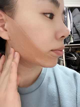 아이디플라코스메틱 아이디 페이스핏 마이너스 밴드 v2 — 4.5점을 준 리뷰어가 2020년 12월 올린 사용 사진