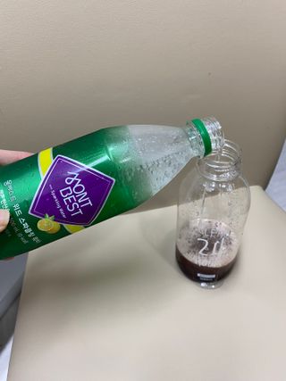 몽베스트 Montbest with Sparkling water Lemon OR Lime 20병(랜덤) — 4.5점을 준 리뷰어가 2023년 1월 올린 사용 사진