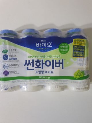 LIVE 매일바이오 썬화이버 드링킹 요거트 — 5점을 준 리뷰어가 2022년 8월 올린 사용 사진