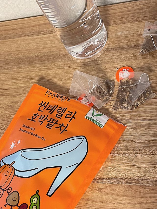 FREE [푸딜라이트] 씬데렐라 호박팥차 하루 한 잔으로 가볍게, 구수한 풍미 가득 호박차 리뷰 사진