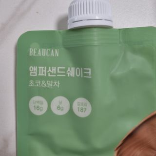 [뷰캔] 건강한 식사대용 앰퍼샌드 단백질 쉐이크 초코&말차 50g — 4점을 준 리뷰어가 2022년 6월 올린 사용 사진