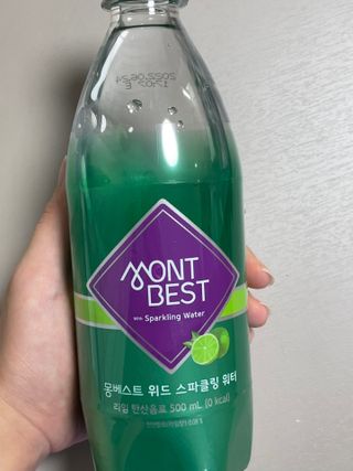 몽베스트 Montbest with Sparkling water Lime20병 — 5점을 준 리뷰어가 2021년 10월 올린 사용 사진