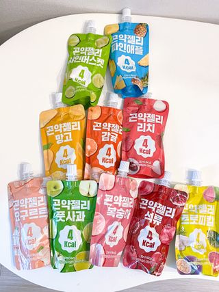 참앤들황토농원 10가지 맛, 입맛대로 스페셜하게~ 가볍게 한 포 땡! 곤약젤리 스페셜 패키지 130ml x 30포 — 5점을 준 리뷰어가 2022년 12월 올린 사용 사진