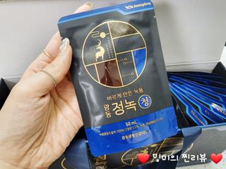 광동생활건강 [광동] 바르게 만든 녹용, 광동정녹청 30포. — 5점을 준 리뷰어가 2022년 1월 올린 사용 사진