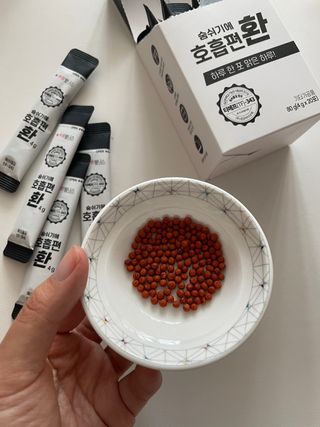 푸름웰니스 부아메라 프로폴리스 도라지 호흡편환 20포 — 5점을 준 리뷰어가 2022년 4월 올린 사용 사진