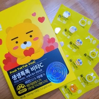 일동제약 마이니 마이니 생생톡톡비타C — 5점을 준 리뷰어가 2021년 2월 올린 사용 사진