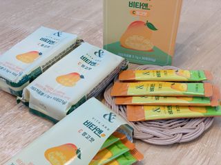 비타앤C 레몬맛, 망고맛 — 4.5점을 준 리뷰어가 2021년 4월 올린 사용 사진