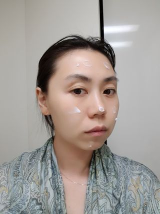 더마포레스트 마데카소사이드 리페어 크림 / 캐비아추출물 병풀추출물 시카케어 미백 주름개선 — 5점을 준 리뷰어가 2021년 6월 올린 사용 사진