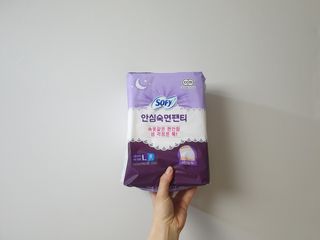 LG유니참 쏘피SOFY [SOFY] 안심숙면팬티/무표백속커버 — 5점을 준 리뷰어가 2021년 4월 올린 사용 사진