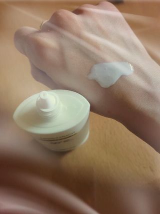아이레시피 모이스트터치 스포츠 선밀크 50ml (SPF50+ PA+++) — 5점을 준 리뷰어가 2023년 6월 올린 사용 사진