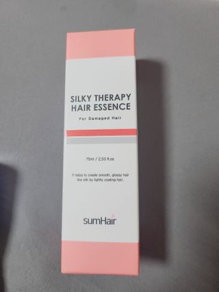 썸헤어 / SUMHAIR 썸헤어 실키 테라피 헤어 에센스 — 5점을 준 리뷰어가 2021년 4월 올린 사용 사진