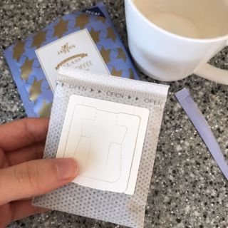 (주)쟈뎅 쟈뎅 클래스 핸드 드립 커피 10P 2종_디카페인 1종+랜덤 플레이버 1종 — 5점을 준 리뷰어가 2021년 4월 올린 사용 사진