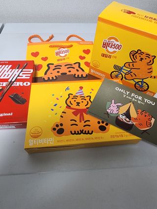 광동생활건강 [광동] 비타500데일리스틱  ★빼빼로데이★ 30포+70포+ 뚱랑이스티커+빼빼로+쇼핑백 — 5점을 준 리뷰어가 2022년 11월 올린 사용 사진