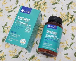 짱스마일 락토페린 프리미엄 정 1000ml x 60정 — 5점을 준 리뷰어가 2023년 1월 올린 사용 사진
