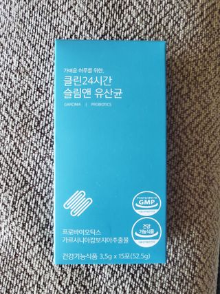 클린24시간 슬림앤유산균 1박스 (3.5g X 15포) — 5점을 준 리뷰어가 2023년 4월 올린 사용 사진