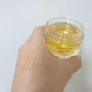 아이앤립 / EYENLIP 아이앤립 24K 골드 N 펩타이드 앰플 크림 — 5점을 준 리뷰어가 2021년 3월 올린 사용 사진