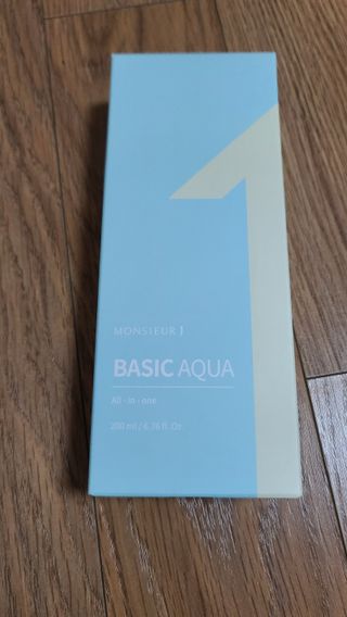 [정우성 올인원] 무슈제이 베이직 아쿠아 올인원 / 남자 화장품 브랜드 — 5점을 준 리뷰어가 2021년 3월 올린 사용 사진