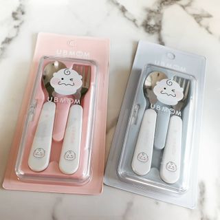 유비맘 스푼포크 케이스 세트 1+1 _컬러랜덤 발송 — 2점을 준 리뷰어가 2021년 2월 올린 사용 사진