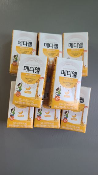 메디웰 페디아드링크 미니 바나나맛 — 5점을 준 리뷰어가 2022년 8월 올린 사용 사진