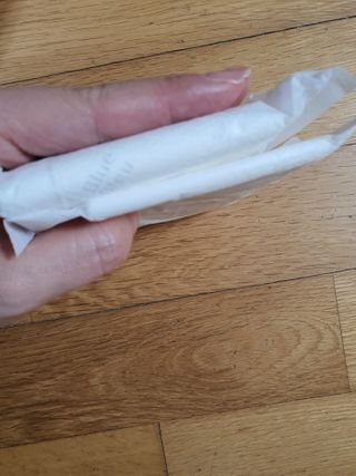 블루블루 유기농 순면 커버 생리대 — 4점을 준 리뷰어가 2021년 1월 올린 사용 사진