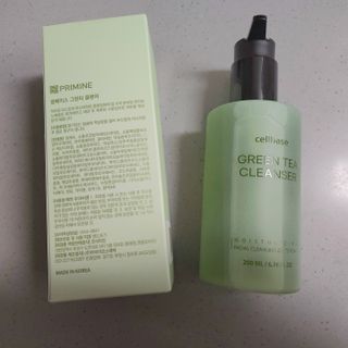 프리마인 메이크업과 들뜨는 각질까지 한방에 깐달걀로! 순하기까지한 셀베이스 그린티클렌저(200ml) — 5점을 준 리뷰어가 2023년 5월 올린 사용 사진