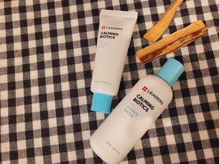 리더스코스메틱 리더스 카밍 바이오틱스 #1등 진정 기획세트 [에센스 워터150ml + 크림 마스크80ml] — 5점을 준 리뷰어가 2022년 10월 올린 사용 사진