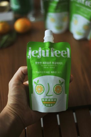 JEJUFEEL 풋풋한 제주담은 청귤에이드 — 5점을 준 리뷰어가 2022년 10월 올린 사용 사진