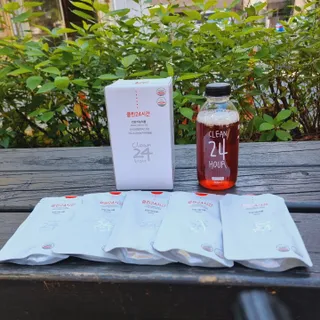 클린24시간 1BOX(5포) + 전용보틀(500ml) — 5점을 준 리뷰어가 2022년 10월 올린 사용 사진