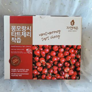 자연에온 몽모랑시 타트체리 착즙 100mL 10개입 2BOX — 5점을 준 리뷰어가 2020년 12월 올린 사용 사진
