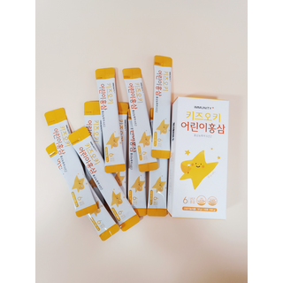 [이뮤니티플러스]우리아이 면역오키, 건강오키 _ 키즈오키 어린이홍삼 10포 1box — 5점을 준 리뷰어가 2022년 1월 올린 사용 사진