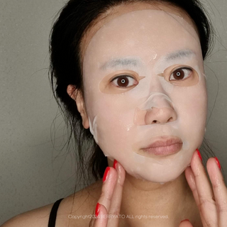바노바기 코스메틱 바노바기 디엑스 마스크 — 5점을 준 리뷰어가 2024년 6월 올린 사용 사진