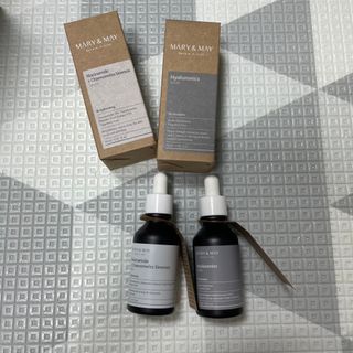 마리엔메이 히알루로닉스 세럼 ,나이아신아마이드 모과 세럼, 마린콜라겐 세럼, 청귤 흰목이버섯 추출물 세럼 — 5점을 준 리뷰어가 2021년 10월 올린 사용 사진