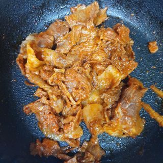 [앤더미트] 더 불맛 북성로 연탄불고기 반반 세트(간장맛 150g,매콤한 맛 150g) — 4.5점을 준 리뷰어가 2022년 4월 올린 사용 사진