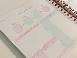 리훈 리뉴얼 오늘쓰임 가계부 용돈기입장 금전납출부 캐쉬북 만년 — 5점을 준 리뷰어가 2023년 3월 올린 사용 사진
