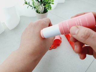 스킨큐어 산다화 카멜리아 안티 링클 멀티밤 — 5점을 준 리뷰어가 2022년 1월 올린 사용 사진