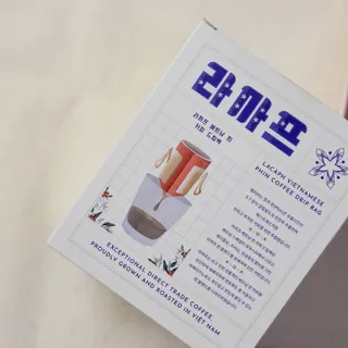 라까프 베트남 핀 커피 드립백 7개입 — 5점을 준 리뷰어가 2022년 9월 올린 사용 사진