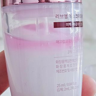 나우 [리브엠] 123억개 엑소좀으로 채운 눈부신 광채, 엑소코어 화이트닝 텐션 앰플 — 5점을 준 리뷰어가 2023년 11월 올린 사용 사진
